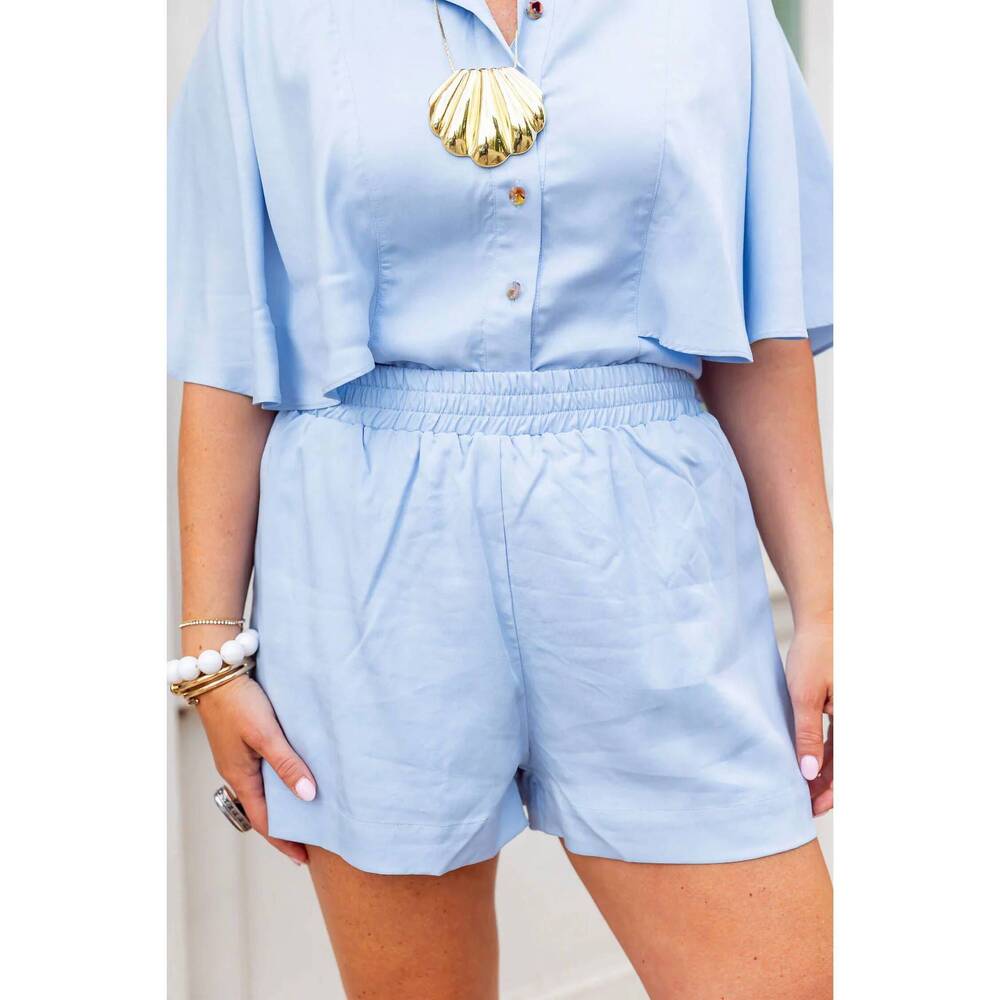 NEW CIEBON seabreeze shorts in sky blue